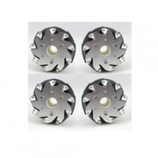 A set of (4 inch) 100mm Mecanum Wheels (4 pieces) /Bearing Rollers 14094